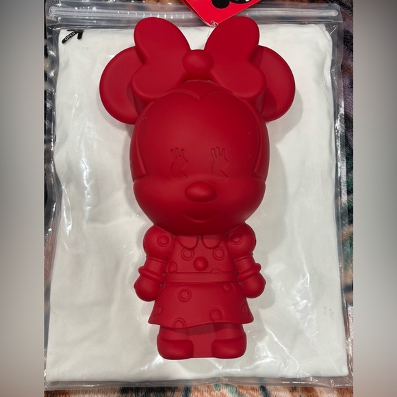 Disney Other - This is a Disney Store Retired Red MXYZ Minnie Mouse Silicone Pencil Case